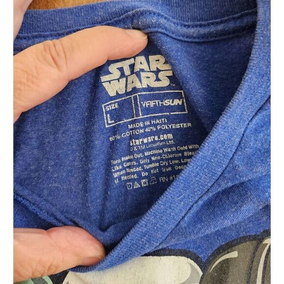 Star Wars Babies large blue short sleeved t-shirt - Picture 3 of 4